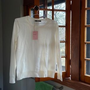 Size L cashmere sweater from Quince.